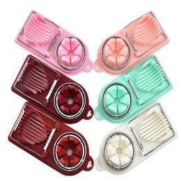 Multifunctional Egg Cutter Tools Stainless Steel Eggs Slicer Sectioner Mold Flower-Shape Luncheon Meat Cutters Kitchen Gadgets