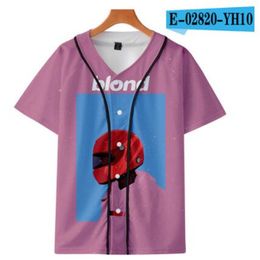 Men Baseball Jersey 3d T-shirt Printed Button Shirt Unisex Summer Casual Undershirts Hip Hop Tshirt Teens 074