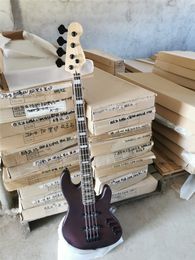 4-strings mahogany body Electric Bass Guitar with Rosewood Fretboard,You can ask the seller for headstock pictures, the bass is in stock and can be shipped immediately