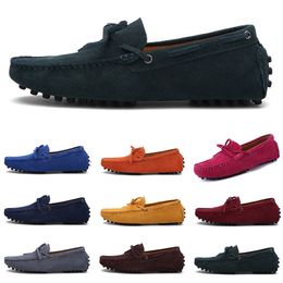 men casual shoes Espadrilles triple black navy brown wine red green khaki coffee mens sneakers outdoor jogging walking twenty eight