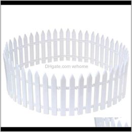 Buildings Patio, Lawn Gardenwhite Plastic Picket Fence Miniature Home Garden Christmas Xmas Tree Wedding Party Decoration (25 Pieces) Fencing