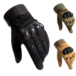 Army Military Tactical Gloves Paintball Airsoft Hunting Shooting SWAT Outdoor Riding Fitness Hiking Full Finger Combat Gloves H1022