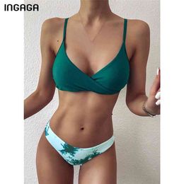 INGAGA Tie Dye Bikinis Swimwear Women Swimsuits Push Up Biquini Bathing Suits Sexy Brazilian Bikini Set Strap Swimming Suit 210629