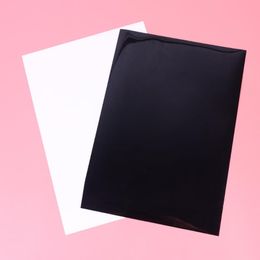 Window Stickers 6Pcs PVC Heat Transfer Lettering Films Logo T-shirt DIY Apparel Sewing Supplies (Black