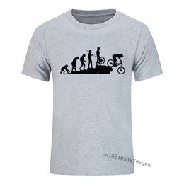 Interesting Mountain Biking Evolution T-shirt Men Tops Tee Bicycle Casual Tshirt for 3D Printed Harajuku T Shirts 210706