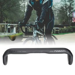 Bike Handlebars &Components Bicycle Bent Handle Bar Ultralight Carbon Fibre Handlebar Drop For Cycling MTB Road