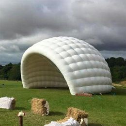 Personalised Stage Marquee Inflatable Dome Igloo Tent 0.4mm PVC Half Luna Disco Trade Show House Building With Continuous Inflating Blower