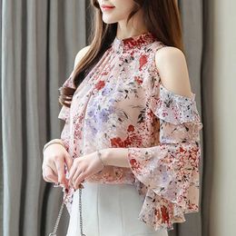 Pink Ruffle Blouses Plus Size онлайн 