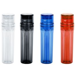 Colourful Plastic Portable Multi-function Smoking Dry Herb Tobacco Grind Spice Miller Grinder Crusher Grinding Chopped Hand Muller Preroll Roller Cigarette Tool