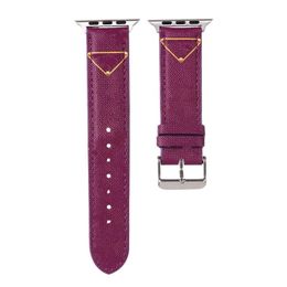 Fashion Designer watchbands strap for Apple watch band 38mm 42mm 40mm 41mm 44mm 45mm 49mm iwatch 7 6 5 4 3 2 bands luxury PU leather Straps bracelet letter