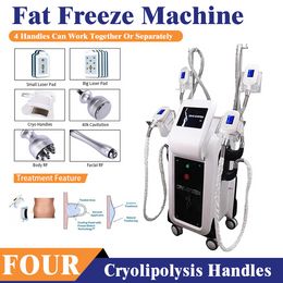 4 Cryo Handles Cryolipolysis Fat Freeze Device Cryotherapy Machine Fat Removal Cellulite Massage Slimming Fat Freezing Equipment