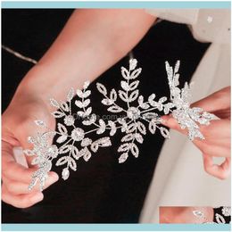 Hair Jewelryhair Clips & Barrettes Okily Luxury Rhinestone Tiara For Wedding Decoration Head Jewellery Crystal Girl Headpiece Banquet Bride He