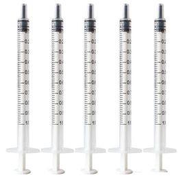 2022 new Wholesale 1 mL Slim Injection Nutrient Measuring Plastic Injector Syringe Solute Mixture Cartridge