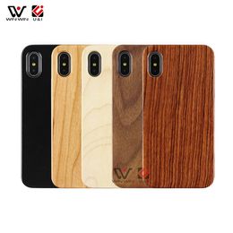 Wholesale Cherry Walnut Phone Cases For iphone XS Max XR 11 12 13 Wood TPU Cover Wooden Mobile PhoneShell