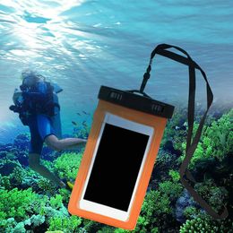 Dry Bag Waterproof case bag PVC Protective universal Phone Bag Pouch With Compass Bags For Diving Swimming For smart phone many Colours