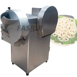 Double Headed Automatic Shallot Cutting Machine Multi Function Commercial Chopping Vegetable Cutter Machine