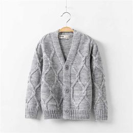 Kids Spring Wear Cotton Sweater Children Baby Kids Girl Boy Knitted Sweater Cardigan Tops Outfit Colourful Sweater 211106