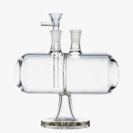 7 Inch Glass Bongs Invertible Gravity Hookahs Infinity Waterfall Oil Dab Rigs 14mm Female Joint With Bowl Water Pipes