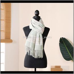 Wraps Hats, & Gloves Fashion Aessories Womens Scarf Winter Autumn, Luxury Artificial Cashmere Warm And Comfortable Tassel Scarves For Ladies