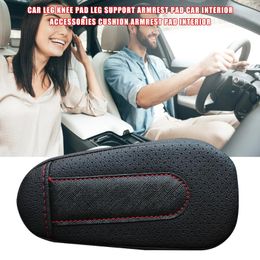 Motorcycle Armour Multi-function Car Interior Accessories Leather Leg Knee Pad Support Armrest Cushion