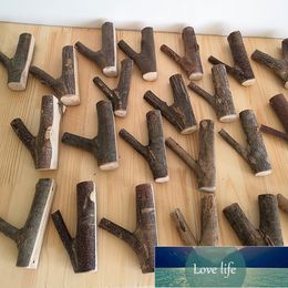 natural tree branches UK - Vintage Wood Tree Branch Wall Hooks Natural Wall Mounted Hangers for Clothes Bags Coat Umbrella Hanging Hook Factory price expert design Quality Latest Style
