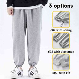 Men 's Casual Sweatpants Solid High Street Trousers Woman Pants Korean Style Brand Quality Joggers 210715