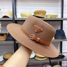 Fashion- Cap Bucket Hat Fashion Men Women Fitted Hats High Quality Straw Sun Caps