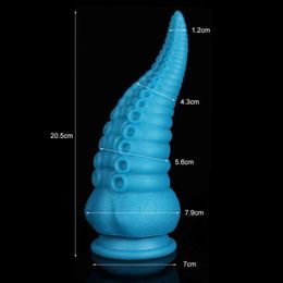 NXY Anal sex toys Adult Product Realistic Octopus Tentacle Dildo Huge Anal Toy Soft Silicone Monster Sex for Women Lesbian with Suction Cup 1123