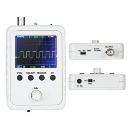 2.4" TFT Digital Oscilloscope Kit with Power Adapter and BNC-Clip Cable Probe DS0150 (Assembled Finished Machine