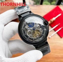 Top Brand Mens Designer Watch 44mm Star Flywheel Design Business luxury Multifunctional Fully Montre De Luxe Men Automatic Mechanical Watches