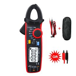 Pro UNIT Mini Digital AC DC Current Clamp Metre Voltage Voltmeter 100A Ammeter Electrical Frequency Tester