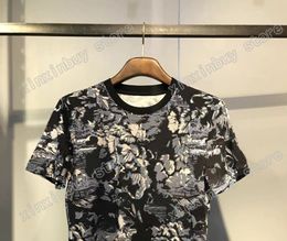 22ss Designers Tee top Mens Womens T Shirts camouflage pattern Man Paris Fashion T-shirt short Sleeve luxurys Tshirts blue white M2514