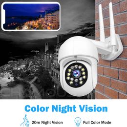 IP Camera WiFi 1080P HD Mini CCTV Outdoor Smart Home Security Speed Dome PTZ 2MP IR Night Vision P2P