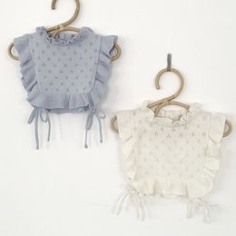 Gilet per ragazze carine Gilet lavorato a maglia per bambini Maglioni per vestiti per bambini primaverili 210429