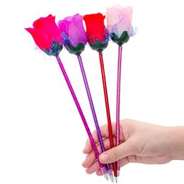 Korean creative rose ballpoint pen Valentine's Day office supplies cartoon pen personality primary school prizes