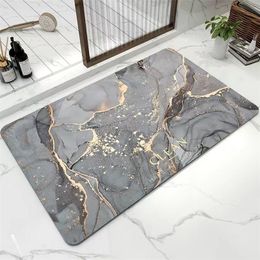 Moment Super Absorbent Bath Shower Mat Real Quick Drying Bathroom Thick Rug Non-slip Entrance Doormat Floor Toilet Mats Carpet 220301