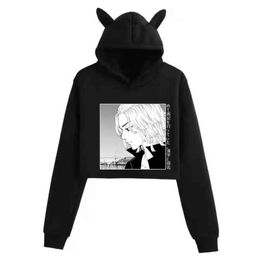 Hot Anime Tokyo Revengers Pullover Anime Hoodies Loose Unisex Hoodies for Men Y211118