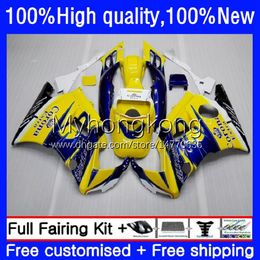 Fairings For HONDA CBR 600F2 600 F2 FS CC 600CC 600FS 91-94 Bodywork 34No.9 CBR600CC CBR600F2 91 92 93 94 Yellow black CBR600 F2 CBR600FS 1991 1992 1993 1994 OEM Bodys