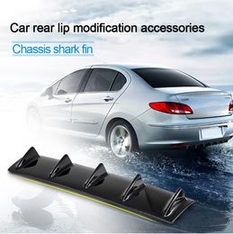 Chassis shark fin Car Bumper Lip Deflector Lips For universal Tail Spoiler Skirt Tuning Body Kit Strip Auto Accessories