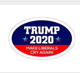 New Trump Car Reflective Stickers Make America Great Again 2020 Trump Stickers American President Donald Trump Car Banner Sticker