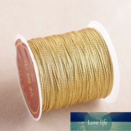 100m Gold/Silver Durable Overlocking Sewing Threads Polyester Cross Stitch Strong Threads for Sewing Supplies Factory price expert design Quality Latest
