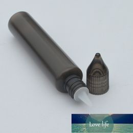 1pcs 30ml Black Pen Style Bottle with Colourful Cap and Long Dropper Plastic Empty E Liquid Bottles Free