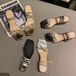 Women Sandals Open Toe Transparent Thin Mid Heels Cross Strap Lace Up Silver/Black/Gold Fashion Sandals 210513