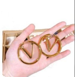 Women wedding jewelrys Huggie Charm earrings 18K Gold Ear Studs Luxury Designers Jewellery with gift box dust bag