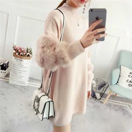 Women Sweaters And Pullovers Casual Oversized Sweater Christmas Winter Sleeve Pull Femme Knitted Jumpers 211011