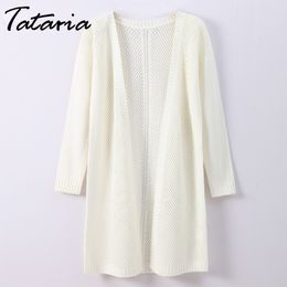 Women Cardigans Long Sleeve Female Loose Kimono Feminino Knitted Jumper Spring Sweater Summer 210514