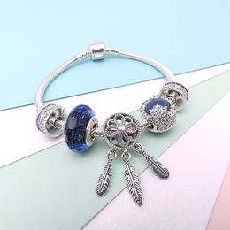 s925 Sterling Silver Bracelets Strands For Women Fit Pandora Charm Bracelet Sets Top Quality With Design Logo Lady Fashion Jewellery Gift Original Original Packing