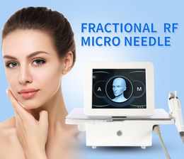 Portable Safety needles system Fractional RF Microneedle machine radio frequency Skin Rejuvenation rf microneedling face lifting beauty equipment
