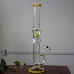 Fumaça de vidro alto Bong grande tubulação de água de espessura de águas cachimbos de espessura com uma tigela de gancho