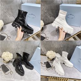 Designers Martin Boots Designer Boots Classcial white BLack Women Booties Highet Quality 6cm Winter Booties Box Included Cowskin